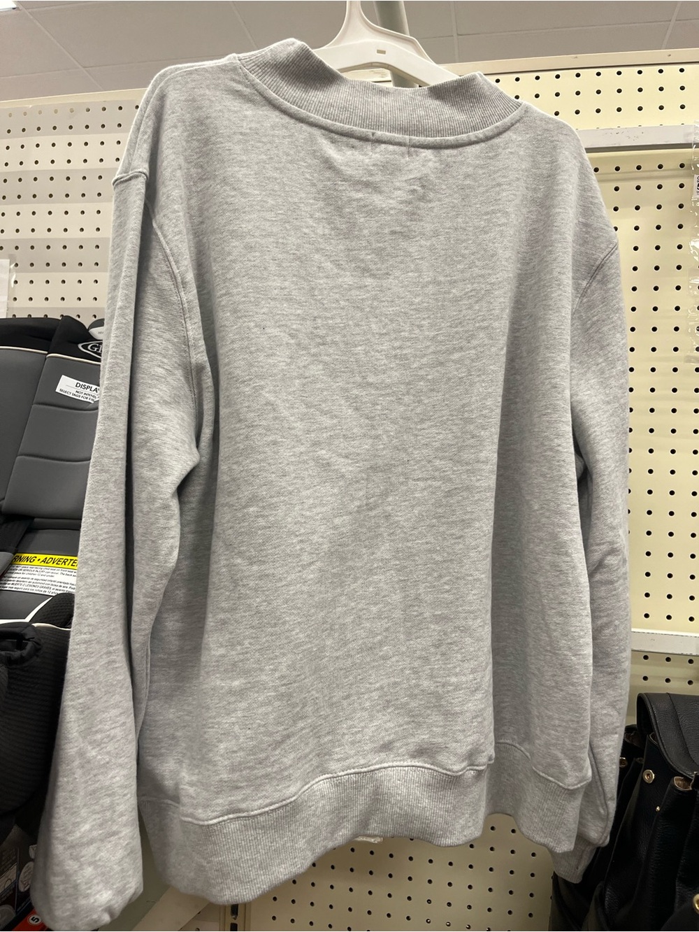 Nwt Parke X Target Mockneck Pullover Sweatshirt Gray Grey — image 5 of 6